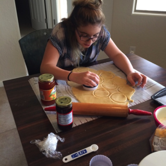 Making Hamantashen for Purim 2018